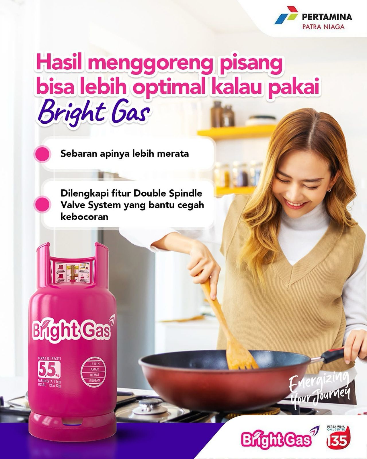 Bright Gas 5.5kg Refill